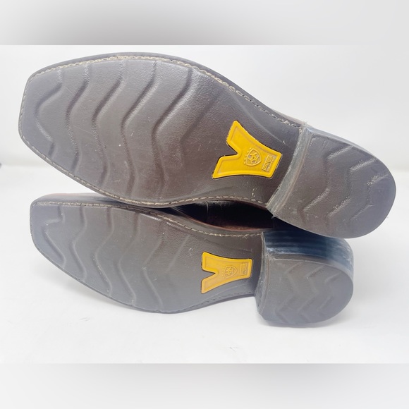 Arita heritage roughstock brown roper western cowboy boot #1000227 men’s 8.5D - Picture 9 of 13